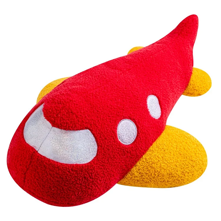 Maxgamehouse 1pc 58cm Plush Rocket Astronaut Toy Stuffed Spaceship Throw Pillow Home Decor Birthday Gift Space Discovery Educational For Kids