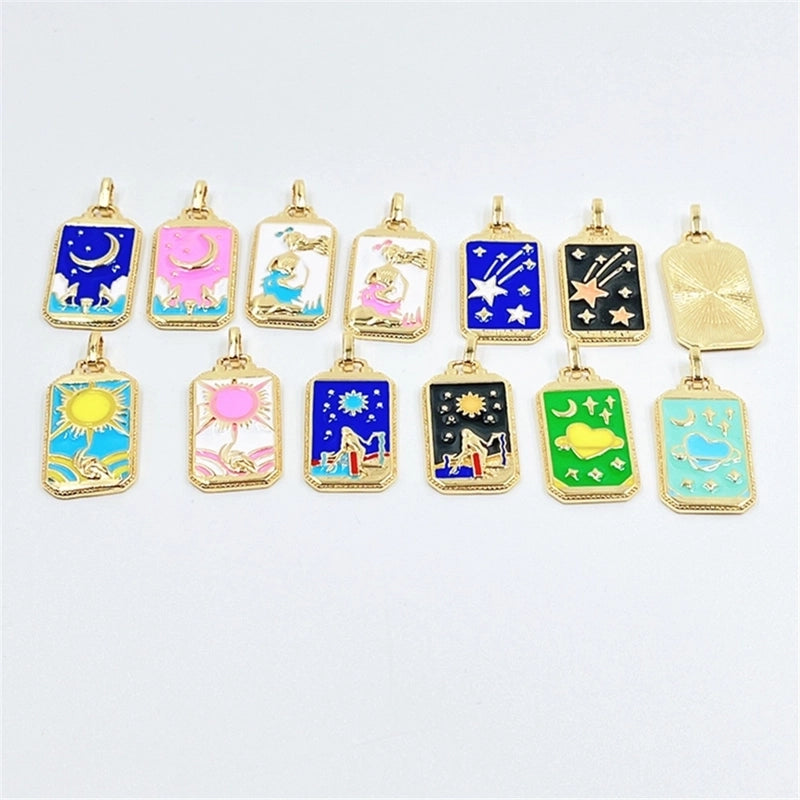 1 Piece Minimalist Star Copper Chain Pendant Necklace