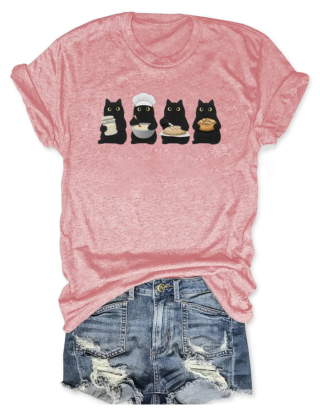 Black Cats Sourdough T-shirt