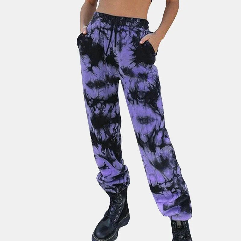 Tie Dyed Casual Harem Pants