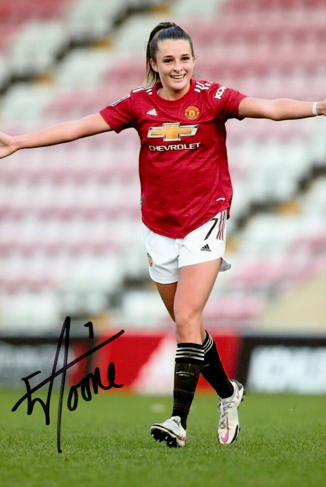 Ella Toone Signed 6x4 Photo Poster painting Manchester United and England Ladies Autograph + COA