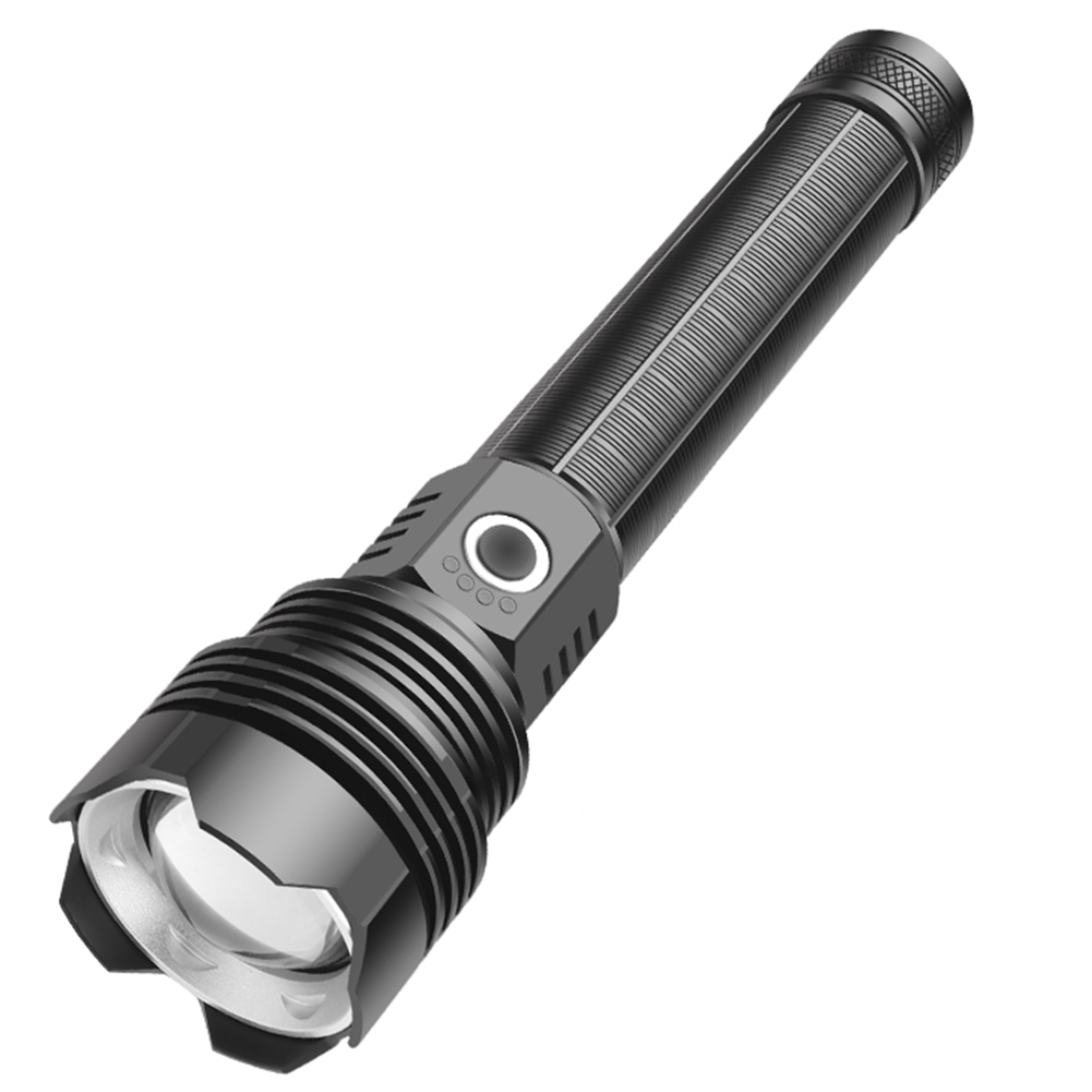 

XHP70 LED Flashlight 1500LM USB Rechargeable Telescopic Zoom Torch Lamp, 501 Original