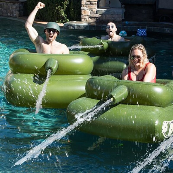 Pool Punisher Inflatable Tank Pool Float Pool Toys Pool Inflatables Swimming Pool Float
