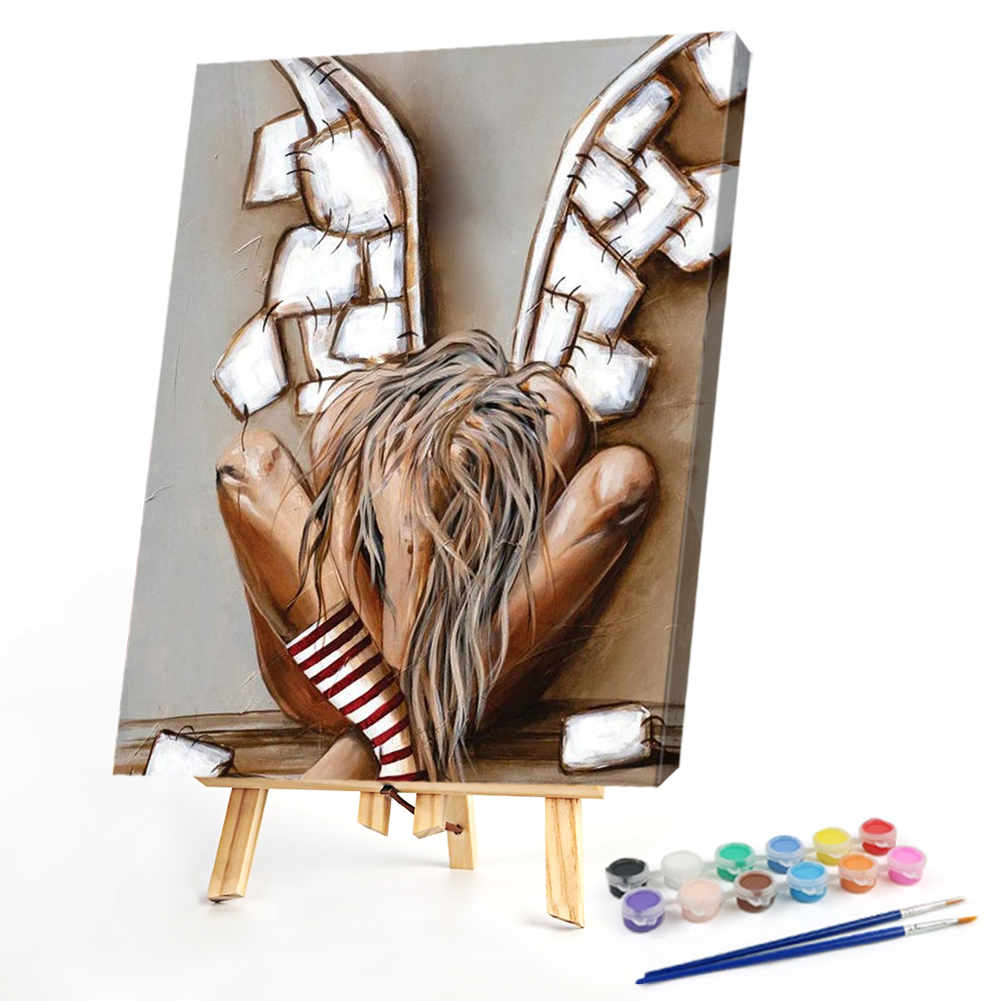 

40*50CM - Paint By Numbers - Broken Angel, 501 Original
