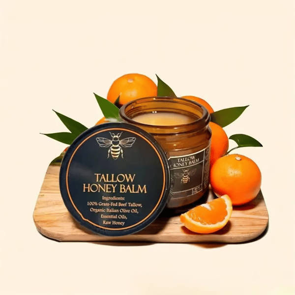 🍯Handmade Organic Grass-Fed Beef Tallow Balm with Raw Honey 🌿