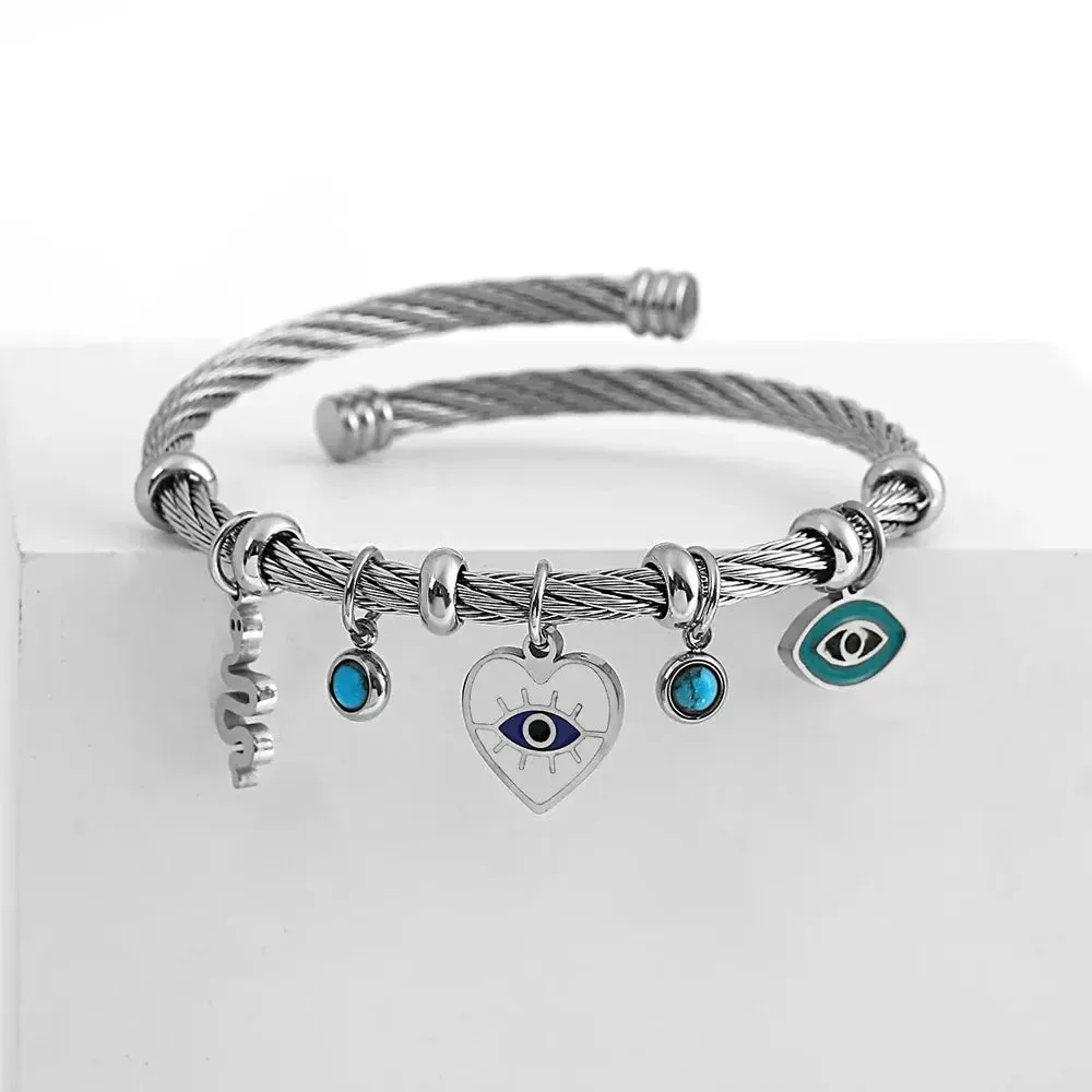 Women's Gold-Plated Charm Bracelet &ndash; Stainless Steel Jewellery &ndash; view 2