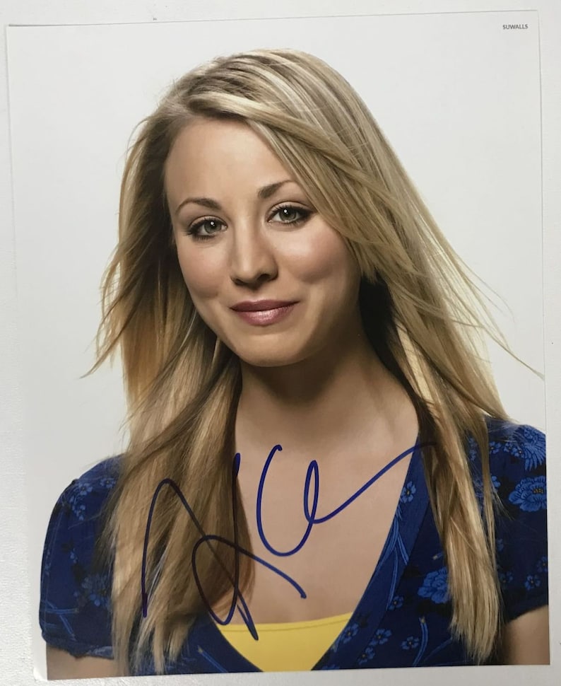 Kaley Cuoco Signed Autographed The Big Bang Theory