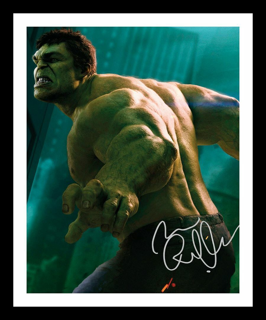 Mark Ruffalo - Hulk - The Avengers Autograph Signed & Framed Photo Poster painting