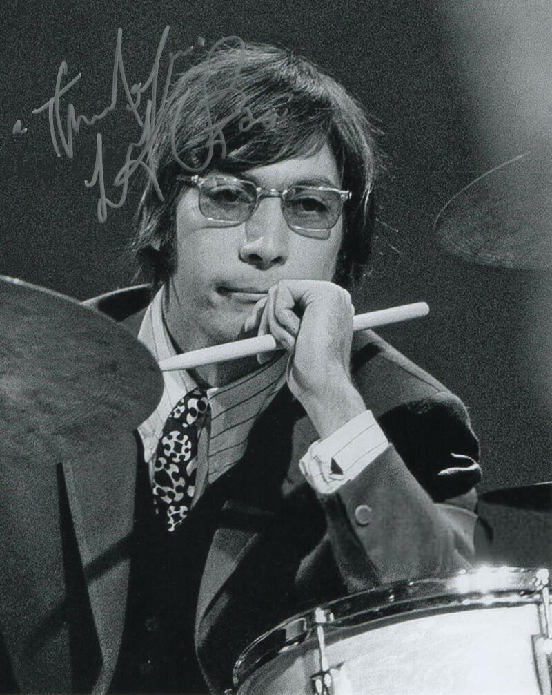 CHARLIE WATTS SIGNED AUTOGRAPH 8X10 Photo Poster painting - ROLLING STONES, LET IT BLEED, ACOA