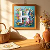 Butterfly Flower H 5D Partial Drill DIY Diamond Painting Kit 30*30cm