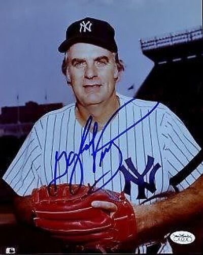 Gaylord Perry Yankees Signed Jsa Cert Sticker 8x10 Photo Poster painting Autograph Authentic