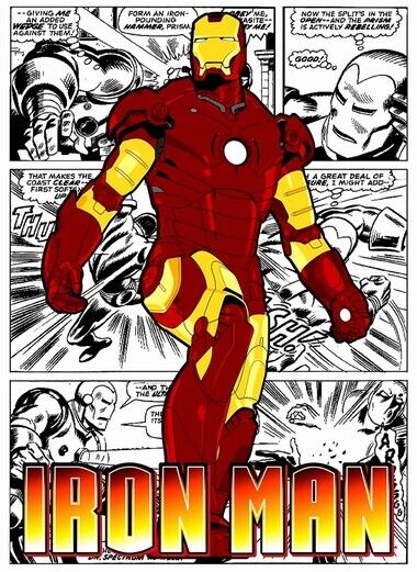 IRON MAN POSTER - Photo Poster painting QUALITY INSERT -  POST!