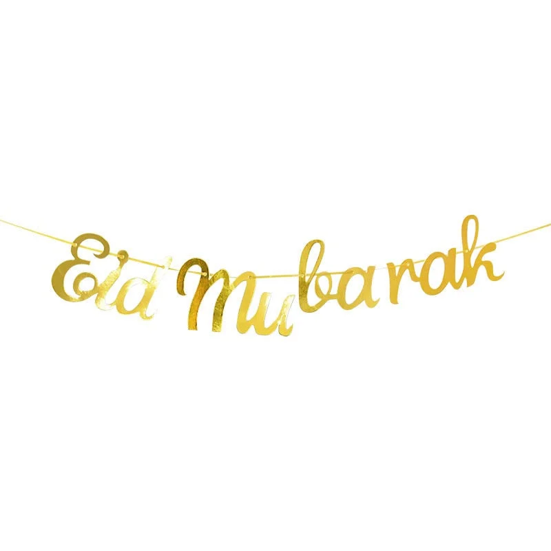 1Set Eid Mubarak Balloons Moon Star Ramadan Kareem Decoration Helium Foil Globos Banners Muslim Islamic Festival Party DIY Decor