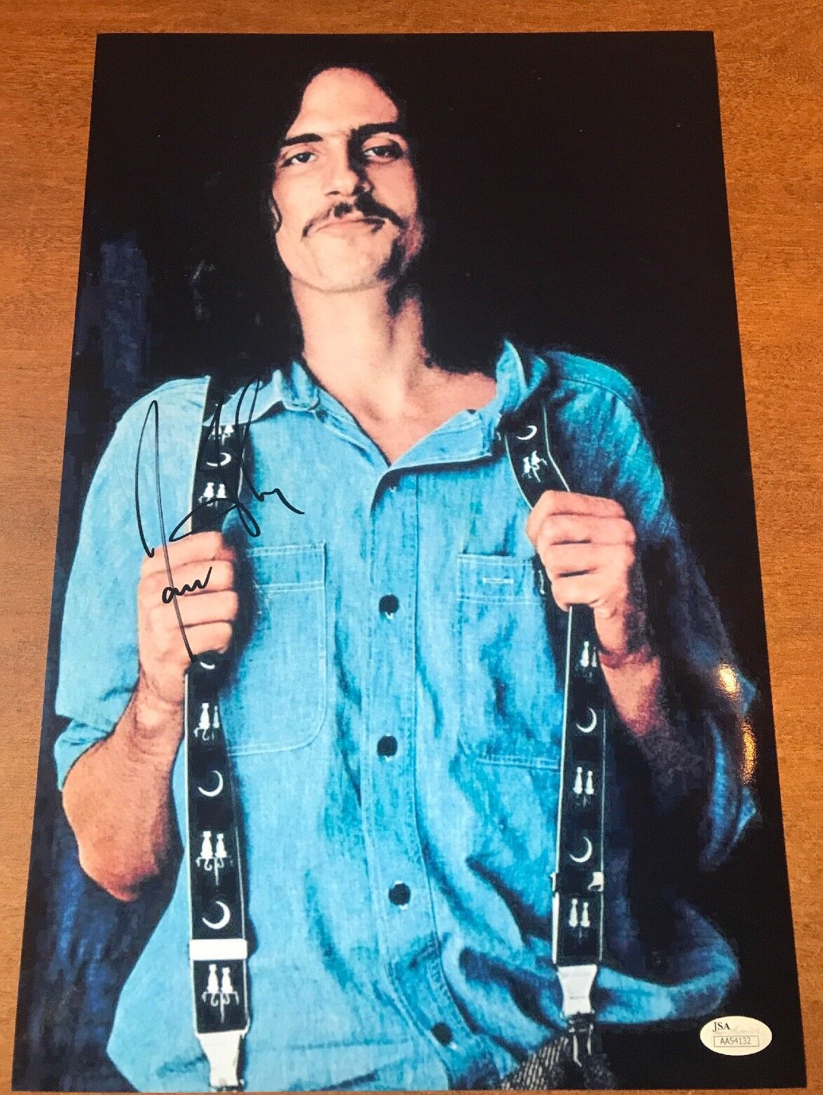 JAMES TAYLOR SIGNED Photo Poster painting 11x17 JSA COA LEGEND