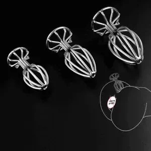 pornhint Pornhint Metal Stainless Hollow Tail Plug Speculum Dilator Expander Bondage Couples BDSM