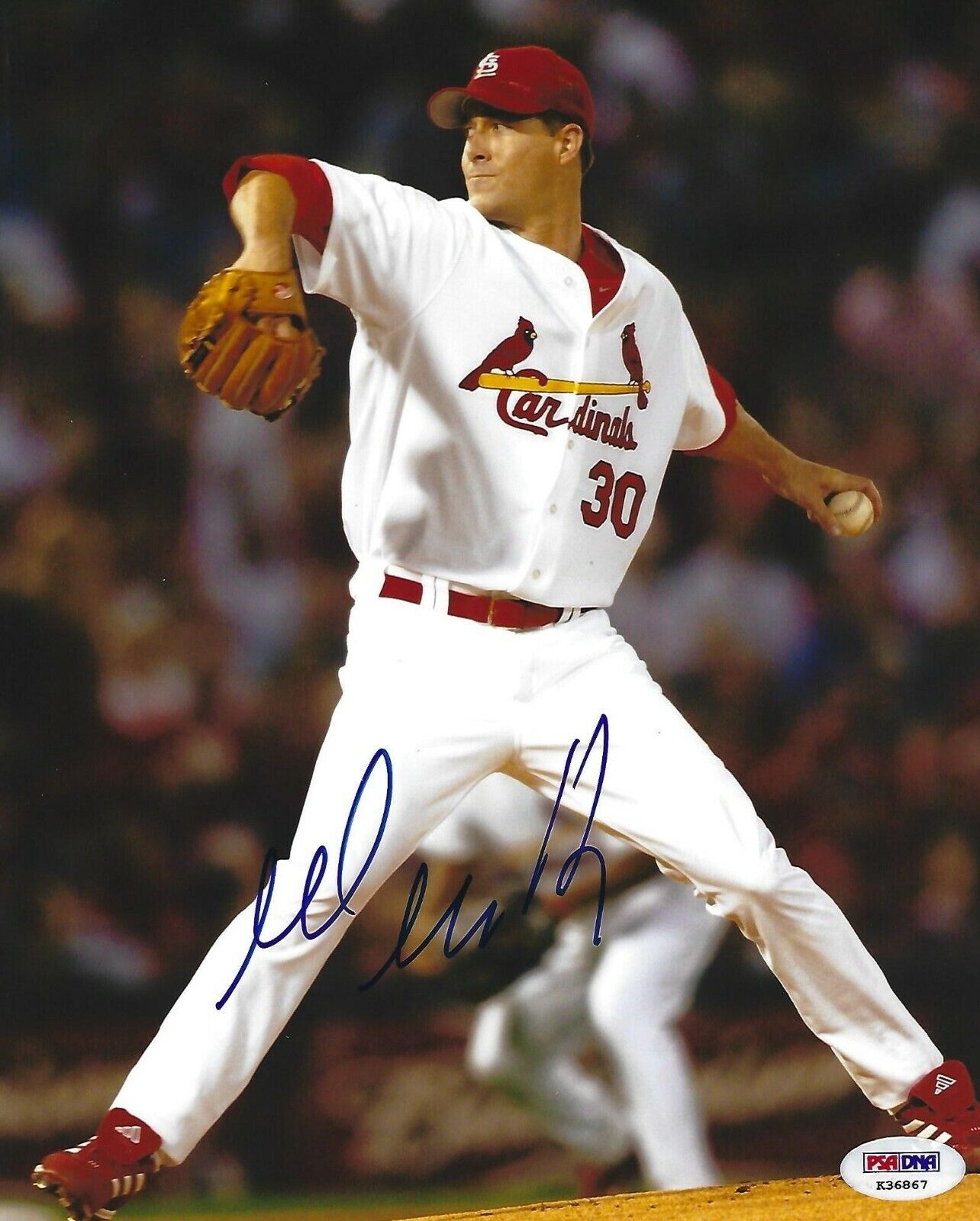 Mark Mulder Signed 8x10 Photo Poster painting PSA/DNA COA Cardinals Baseball Picture Autograph