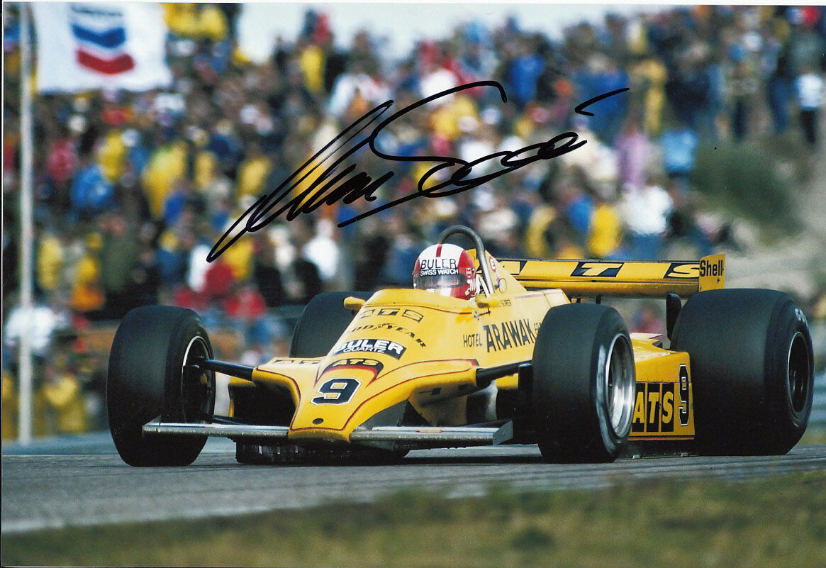 Marc Surer Hand Signed ATS Photo Poster painting 12x8 1.