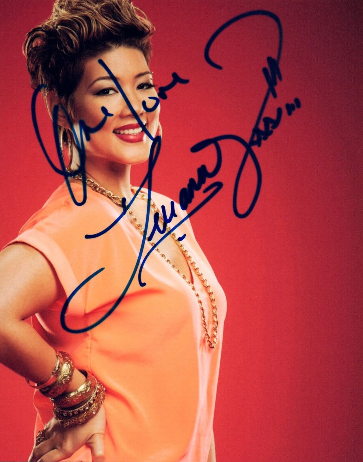 Tessanne Chin Signed Autographed 8x10 Photo Poster painting The Voice COA VD