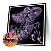 Elegante Dame - speziell geformte Diamond Painting - 30*30cm