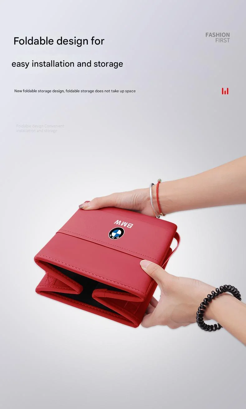 Car Leather Folding Storage Box