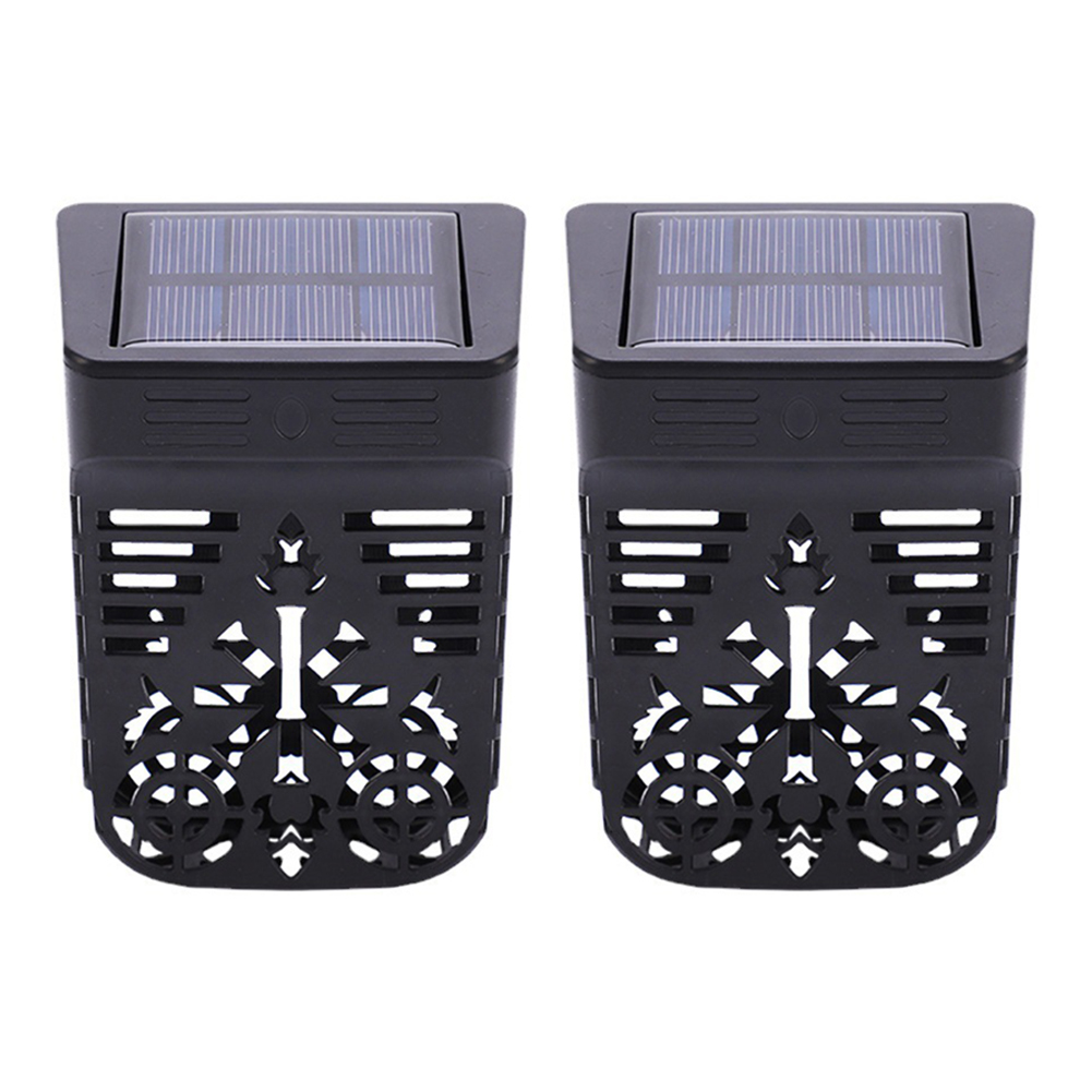 

Hollow LED Solar Lamp Outdoor Waterproof Sensor Garden Fence Wall Lights, 4pcs, 501 Original