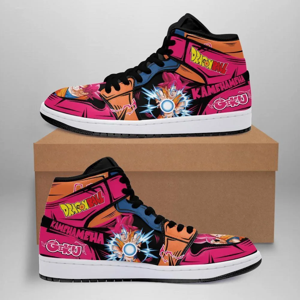 Goku God Sneakers Kamehameha Custom Anime Dragon Ball Shoes