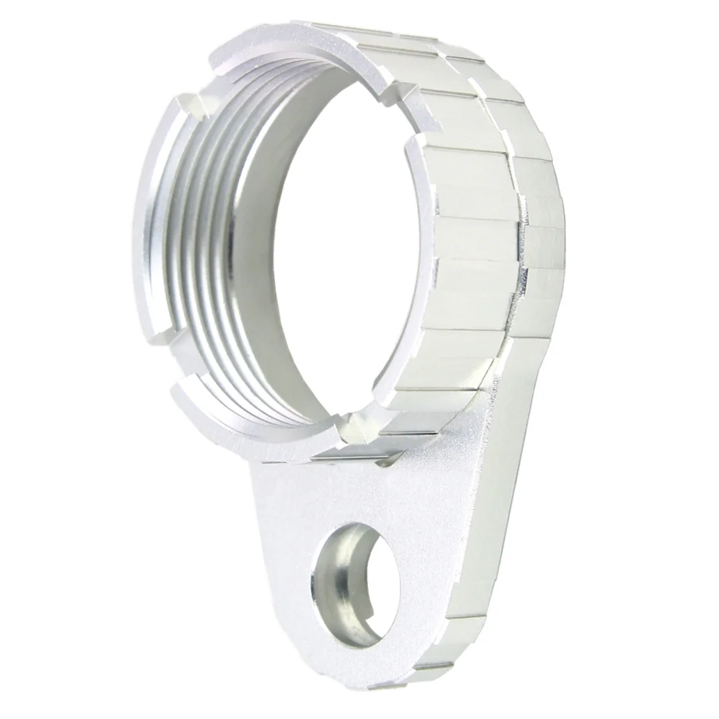 ohhunt® Tactical AR Ultralight Aluminum QD End Plate and Castle Nut - Black Gold Silver Color Anodized