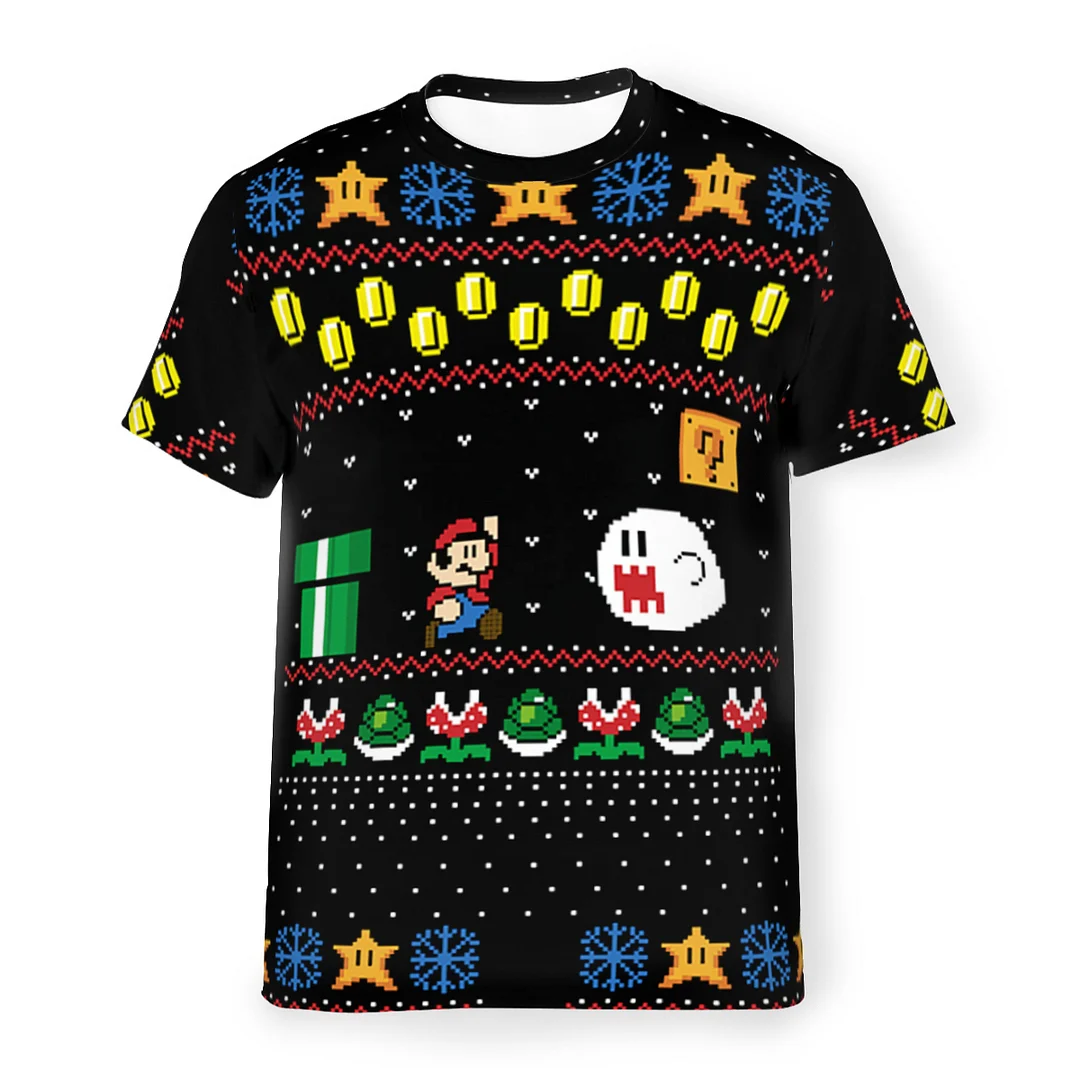 Super Mario World Gift for Fans 3D T-shirt ctolen