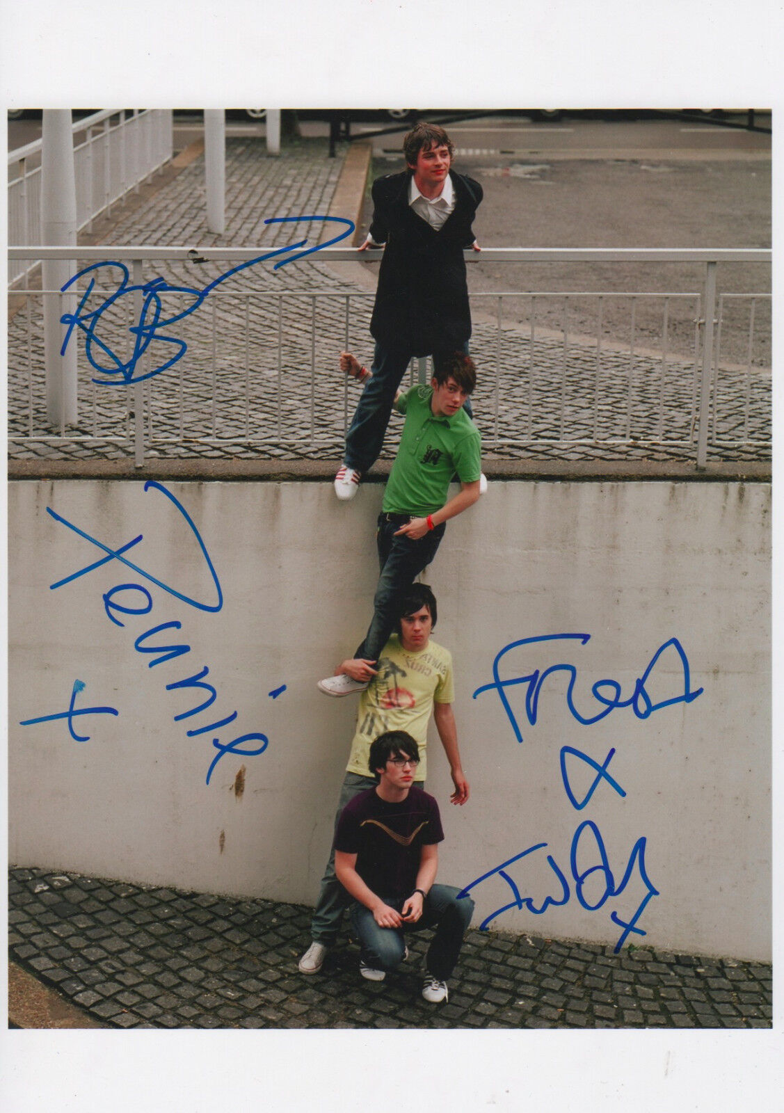 The Automatic Band full signed 8x12 inch Photo Poster painting autographs