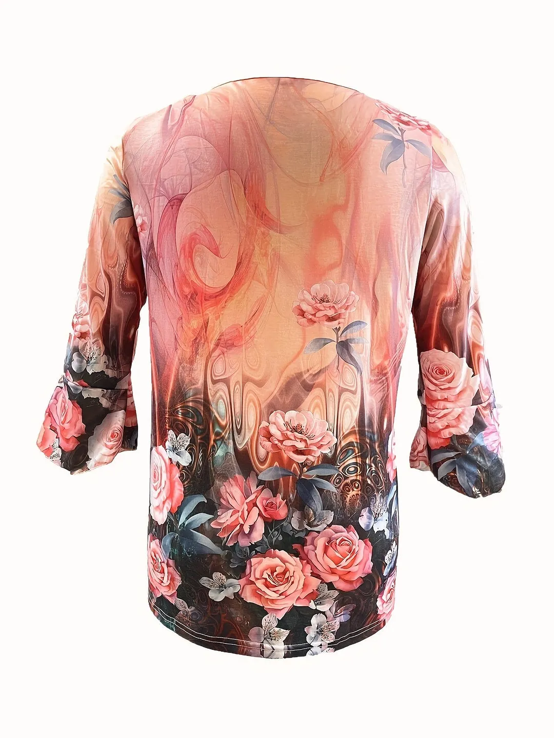 Plus Size White Floral Mini Dress