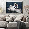 White Swan-14CT Stamped Cross Stitch 52*40cm/20.47*15.75in