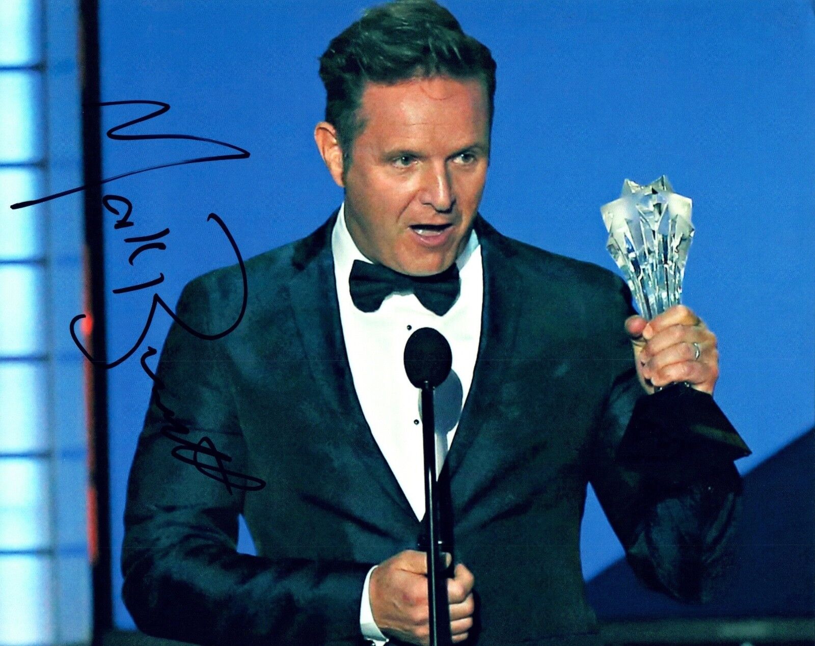 Mark Burnett Signed Autographed 8x10 Photo Poster painting SHARK TANK Television Producer COA AB