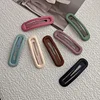 10PCS Matte Plain Colors Hair Clips Barrettes