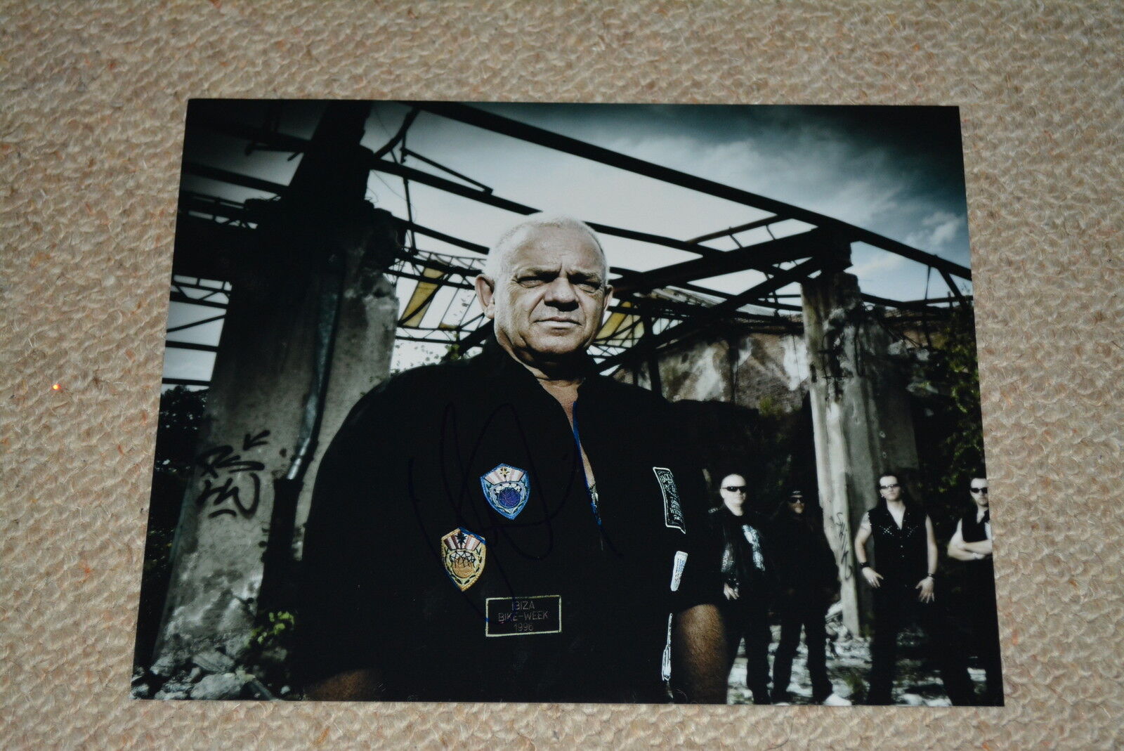 U.D.O. signed autograph In Person 8x10 (20x25 cm) UDO DIRKSCHNEIDER ACCEPT