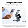 Portable 3 in 1 Foldable Wireless Charger Stand Dock for iPhone 14 13 Holder Magnetic Fast Charging Station for Apple Watch S8 SIKAI CASE