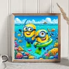 Minions – Diamantmalerei mit rundem Bohrer – 30 x 30 cm