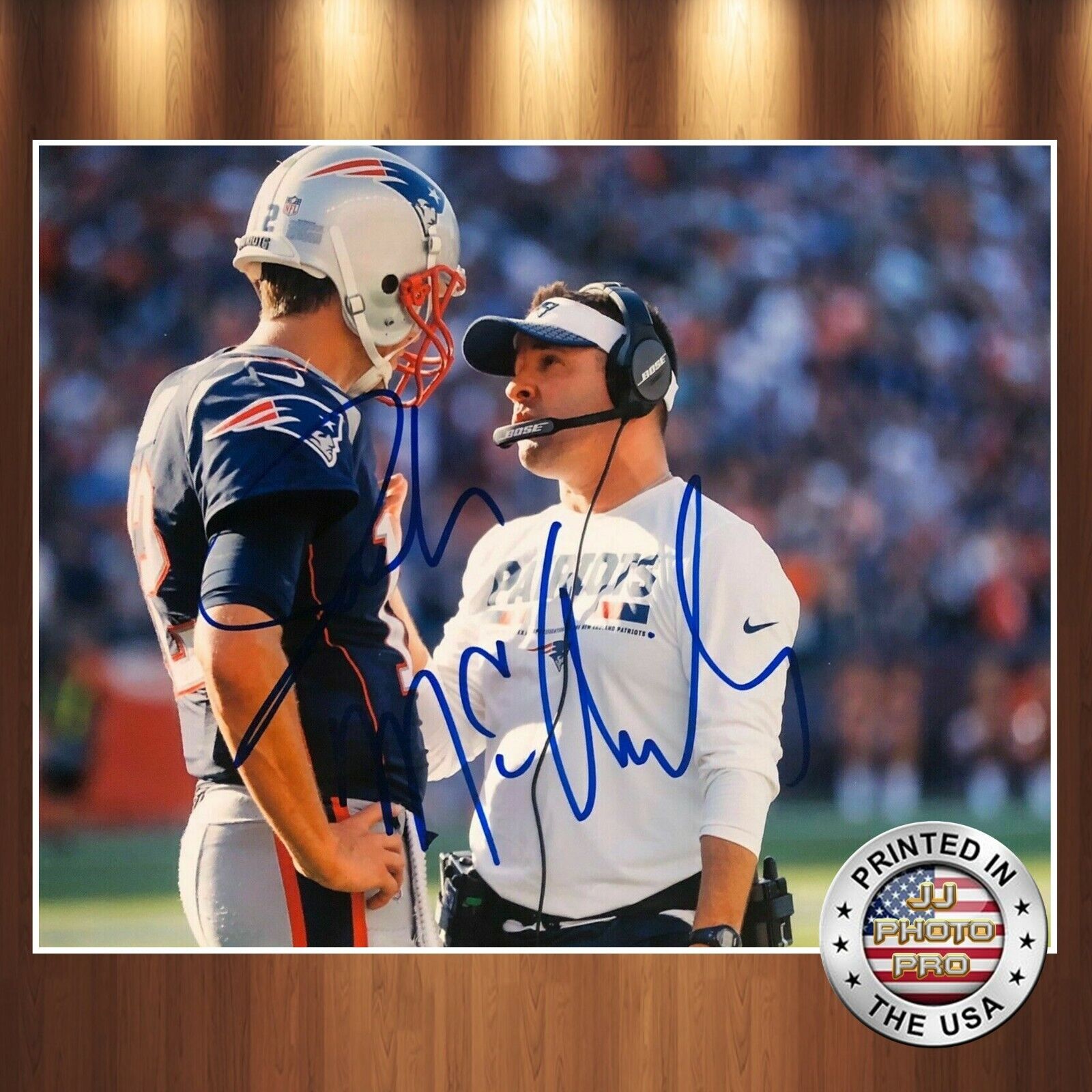 Josh McDaniels Autographed Signed 8x10 Photo Poster painting (Patriots) REPRINT