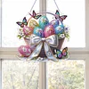 Easter 2D Flat DIY Hanging Diamond Art Ornament Home Window Pendant (Easter Egg)