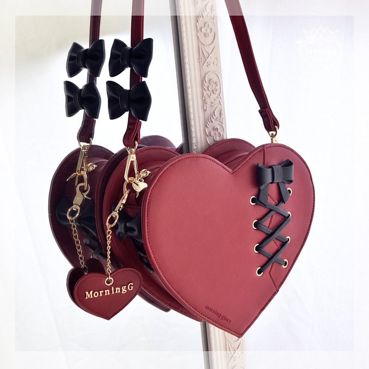 Lolita Bowknot Sweet Heart Messenger Shoulder Bags SP17028