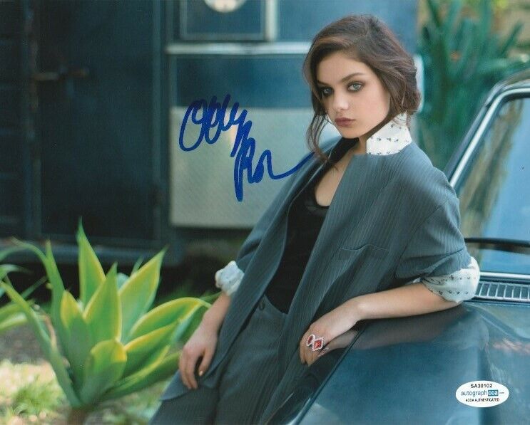 *SEXY* ACTRESS ODEYA RUSH SIGNED 8x10 Photo Poster painting #1 THE GIVER / LADY BIRD ACOA COA