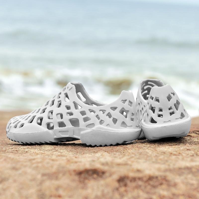 beach shoes with holes