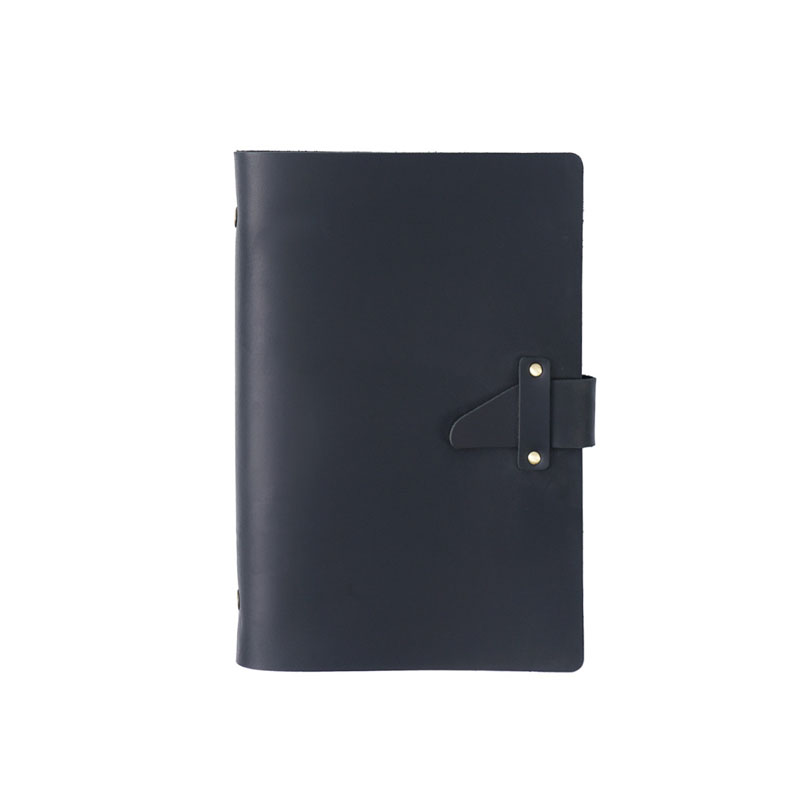 Fromthenon 100% Genuine Cowhide Leather Notebooks and Journals A5A6 Retro Spiral Binder Planner Diary Office Business Stationery