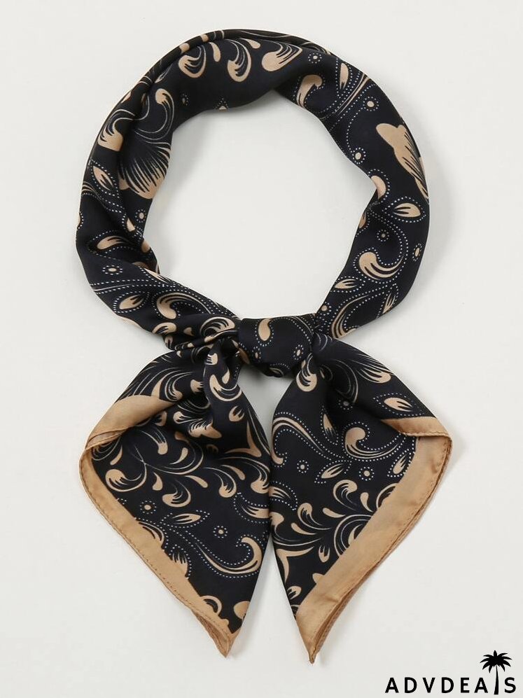 Flower Print Bandana