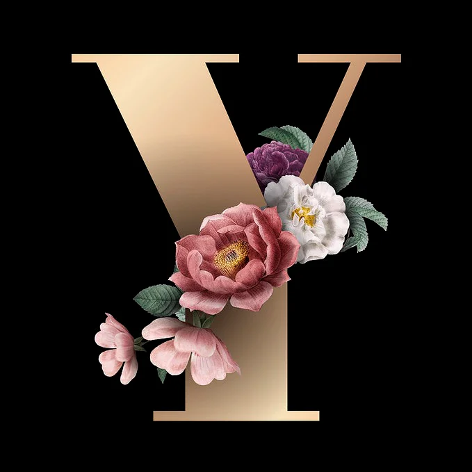 Diamond Painting - Full Round Drill - Flower Alphabet(30*30cm)