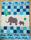 Mommy & Me Baby Child Quilt Template Set- With Instructions