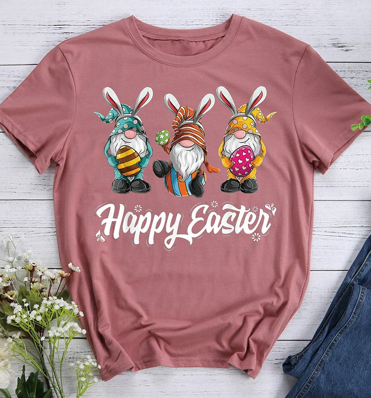 Happy Easter T-shirt Tee -013297-Annaletters