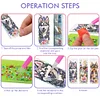 (US Only)3Pcs Dog DIY Diamond Painting Bookmarks for Book Lovers Mosaic Art Supplies