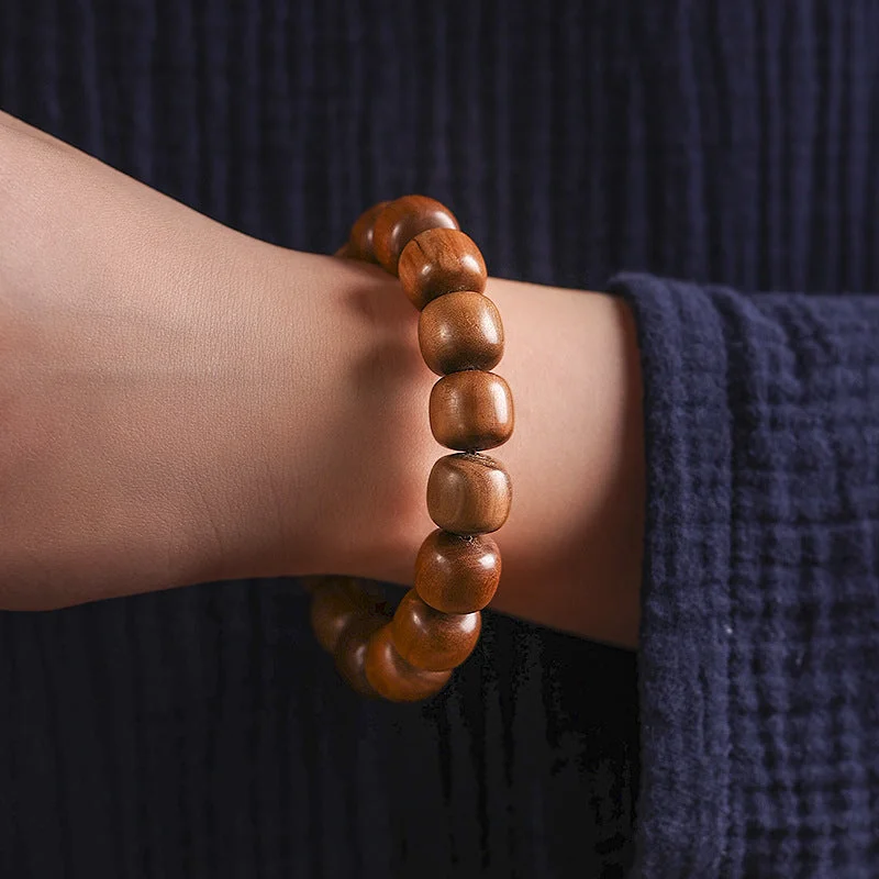 Indian Laoshan Sandalwood Beads Bracelet