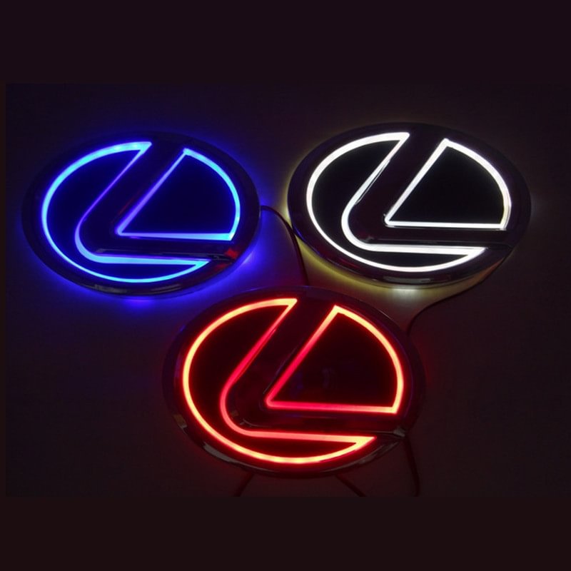 Lexus 5D Led Sticker Rear Emblem Badge Light for ES250 ES300 ES350 IS250 IS300 RX300 voiturehub dxncar
