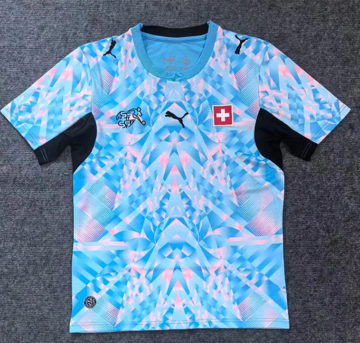 26-27 Switzerland away football jersey 1:1 Thailand quality